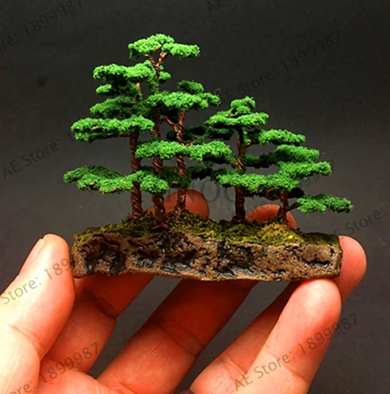 2018!50 Pcsbag Miniature Pine Plant Japanese Ornamental Potted Flores