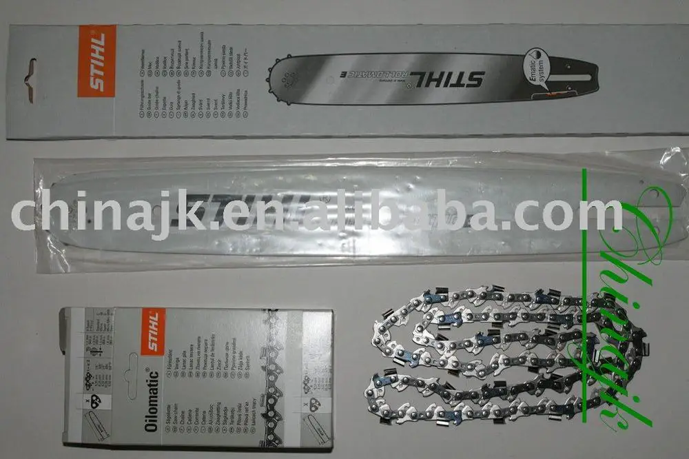 18" stihl guide bar and chain for Stihl chainsaw,3/8" LP,.050",Free