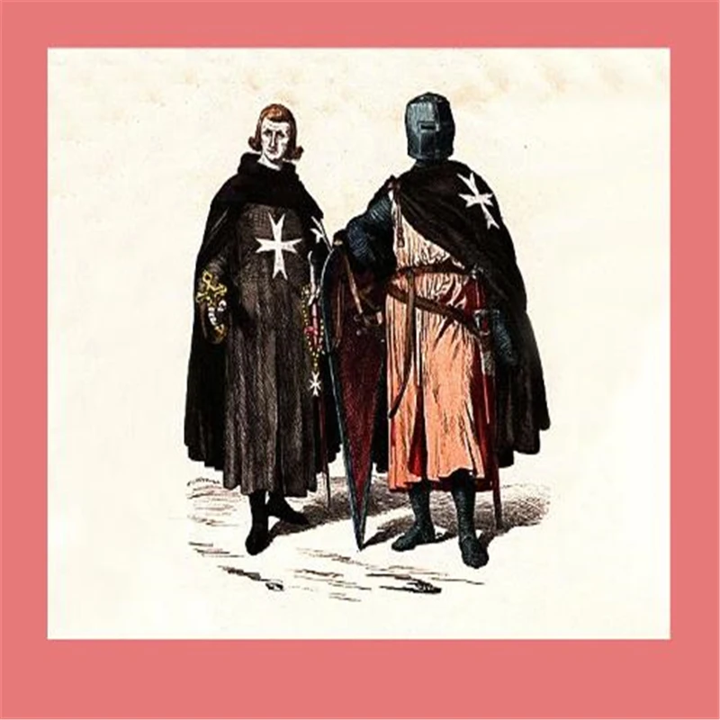Хэллоуин средневековый воин Косплей Плащ Римская империя Тамплиер мантия для мужчин и женщин применимый