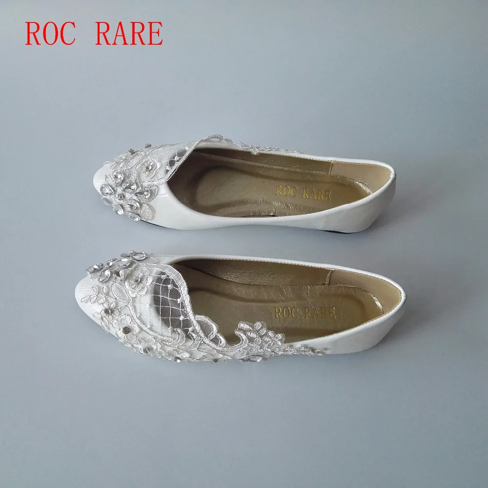 pointed toe bridal flats