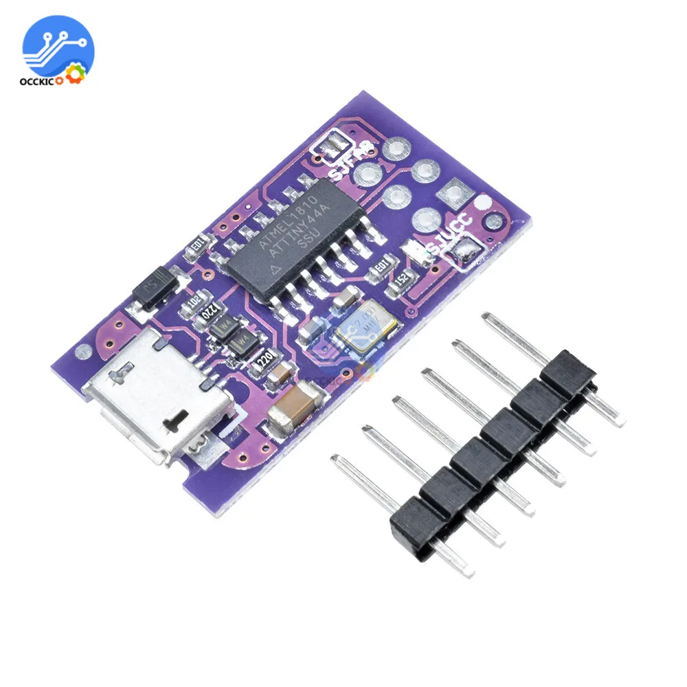 

ATTINY44 Module 5V Micro USB Tiny AVR ISP Programmer Module For Arduino Bootloader ISP Microcontroller