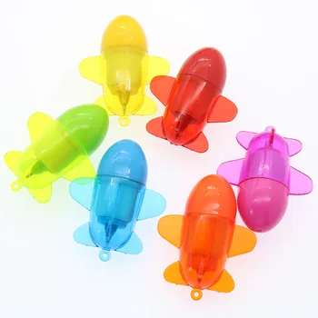 

6pcs Retractable Ballpoint Pen Creative Cute Candy Color Aircraft Shape Ballpoint Pen Children Stationery Gifts Office Supplies
