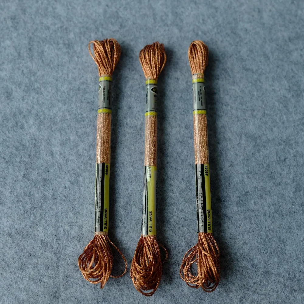 3 шт./упаковка металлические нити для вышивки крестиком 317 Вт 8 м|metallic embroidery floss|stitch
