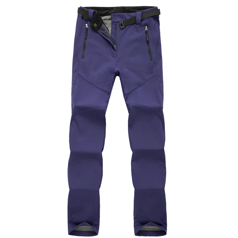 LoClimb женские зимние походные брюки для спорта на открытом воздухе флисовые софтшелл брюки Горные/Лыжные/треккинговые водонепроницаемые брюки женские AW195
