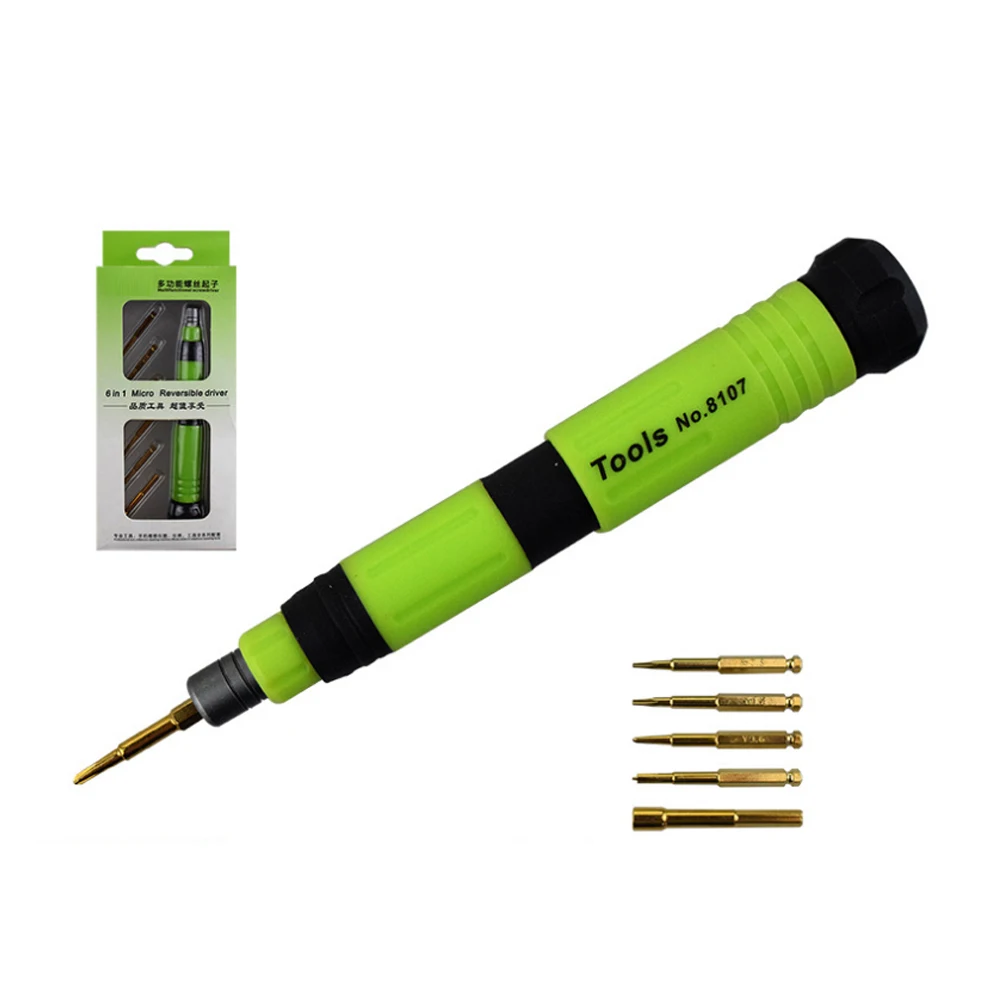 6 in1 Precision Screwdriver Mobile Phone Opening Hand Repair Tool Screw