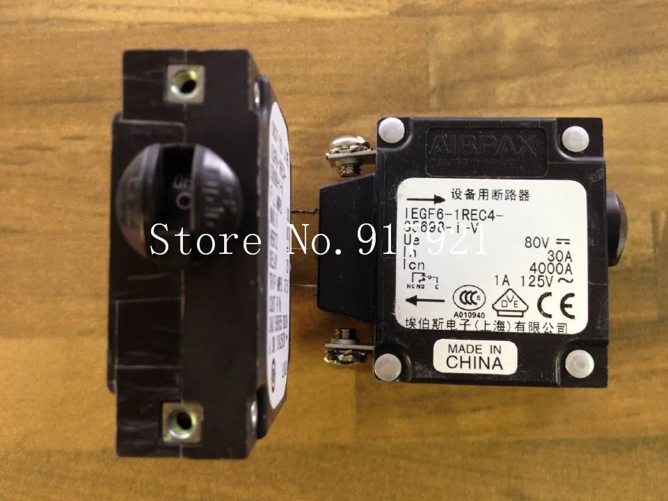 

[ZOB] The United States AIRPAX IEGF6-1REC4-35698-1-V equipment Ebers breaker 1P30A 80VDC --12PCS/LOT