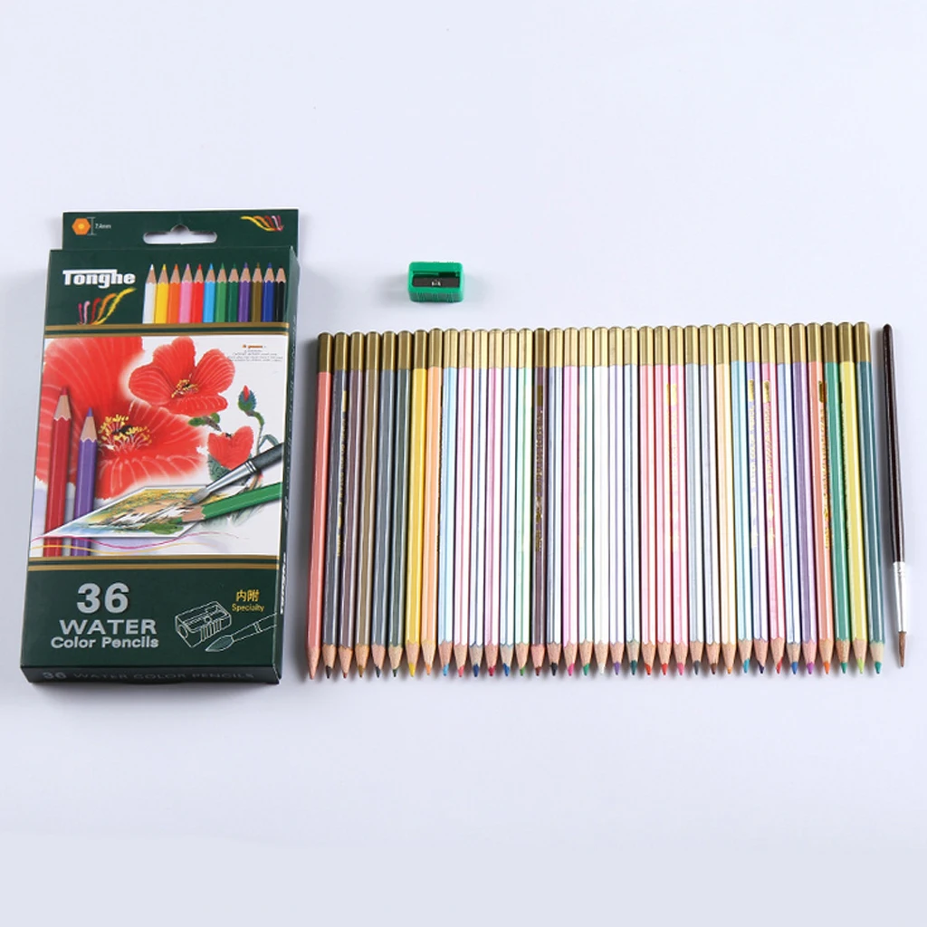 Baru 36 48 60 72 Aneka Berwarna Menggambar Sketsa Pensil Set Pensil