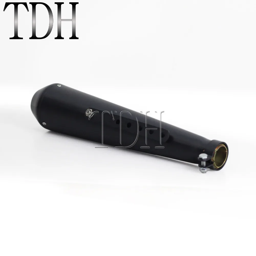 Черные мотоциклы 18 \Глушитель Трубы Регулируемый мотоцикл дБ убийца глушитель для Harley Кафе Racer Bobber Черные мотоциклы 18 \Глушитель Трубы Регулируемый мотоцикл дБ убийца глушитель для Harley Кафе Racer Bobber