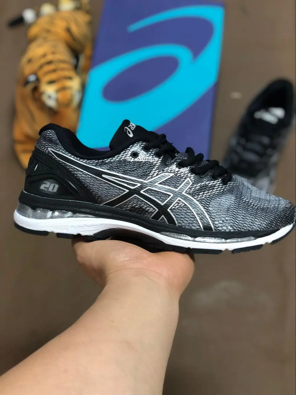 Новинка ASICS GEL-Nimbus 20 дышащая Спортивная обувь мужские кроссовки для бега на открытом воздухе