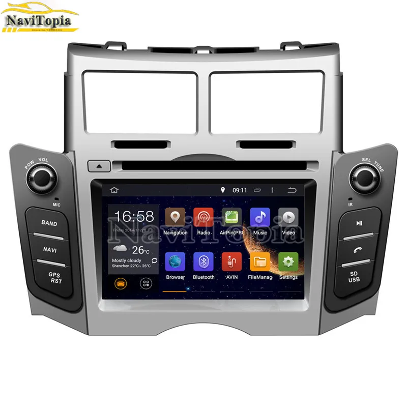 Discount NAVITOPIA 4G RAM 64G ROM PX6 Six Core Android 9.0 Car DVD Radio Multimedia Player GPS Navigation for Toyota Yaris 2005 2006-2011 0 Discount NAVITOPIA 4G RAM 64G ROM PX6 Six Core Android 9.0 Car DVD Radio Multimedia Player GPS Navigation for Toyota Yaris 2005 2006-2011 0