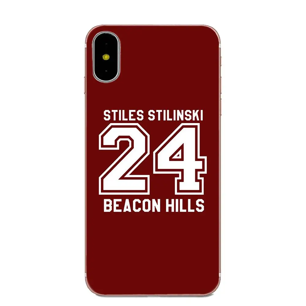 ТПУ кожа Paintin Teen Wolf 24 14 11 номер для Sony Xperia Z Z1 Z2 Z3 Z4 Z5 compact Mini M2 M4 M5 T3 E3 E5 XA XA1 XZ