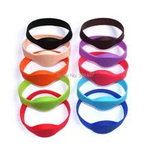 10 шт./лот 125 кГц RFID EM4100 TK4100 браслет ID карта силиконовый RFID браслет только для чтения RFID браслет карта контроля доступа