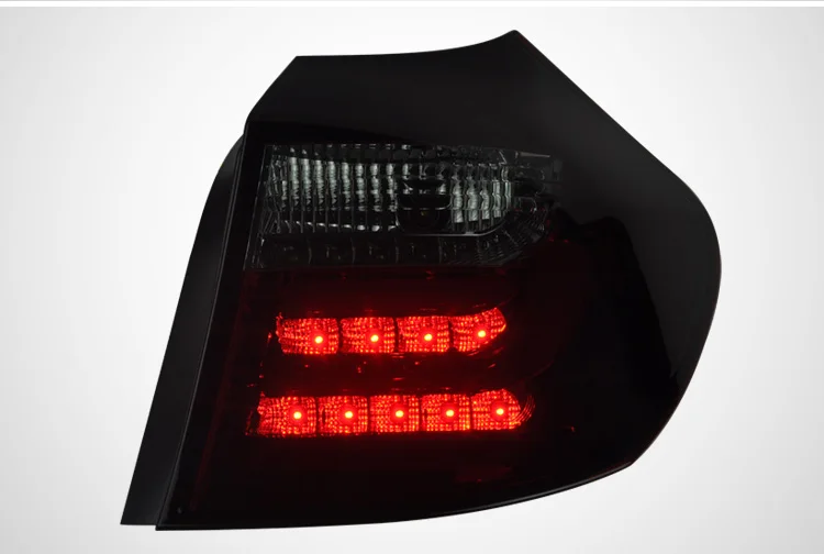 Аксессуары для стайлинга автомобилей BMW E87 задние фонари светодиодные задние фонари 04-11 для E81 120 130 задние лампы DRL+ тормоз+ Парк+ Сигнальные огни светодиодные