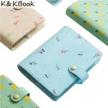K& KBOOK A6 A7 из искусственной кожи карамельного цвета Hello летний личный дневник кавайный планировщик милый блокнот Сладкая программа органайзер канцелярские принадлежности