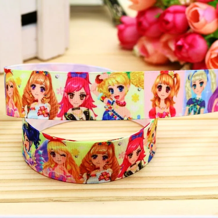 7/8 '', головная повязка с angely printed grosgrain, бант для волос, вечерние украшения,, OEM 22 мм D359