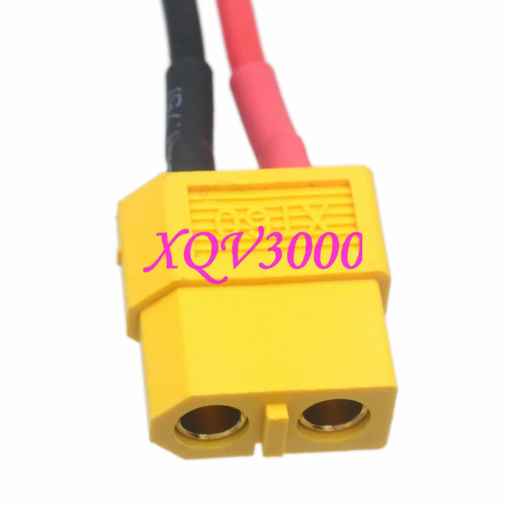 Переходник XT60 с внутренней резьбой на EC2 Male Losi 18AWG 5 см провод для LiPo/Battery/SCT/8ight/10