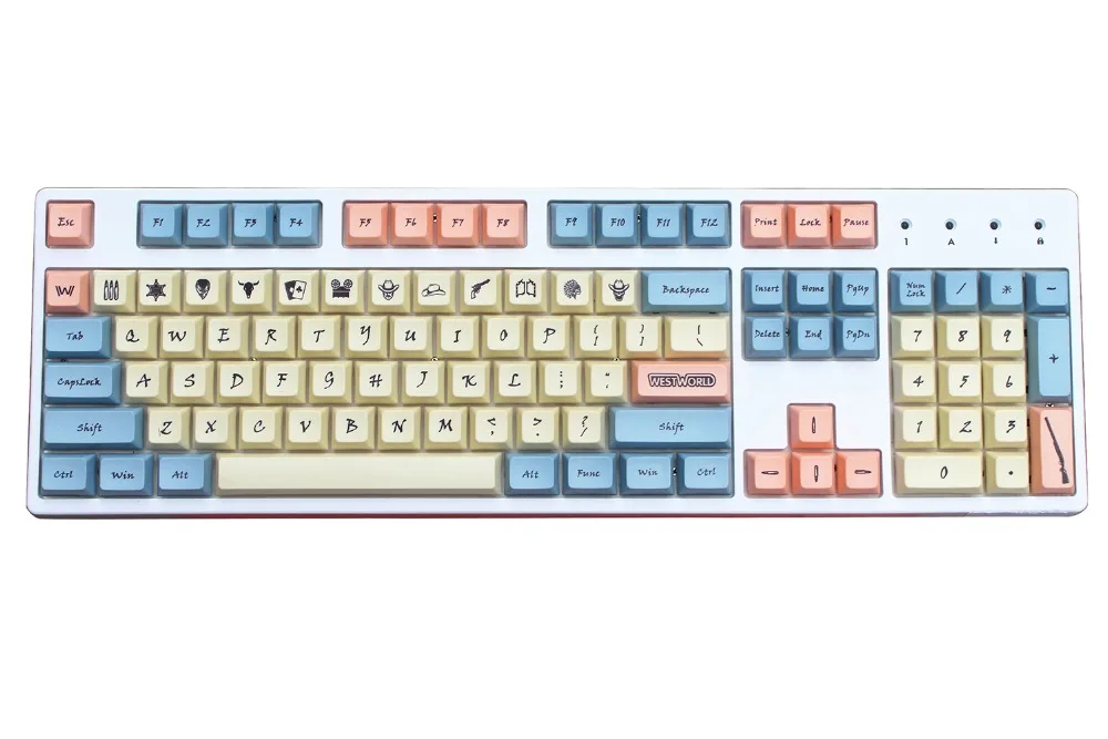 Стиль Вестерн XDAS профиль keycap 143/186 краситель сублимированный filco/DUCK/Ikbc MX Переключатель механическая клавиатура keycap, только keycaps