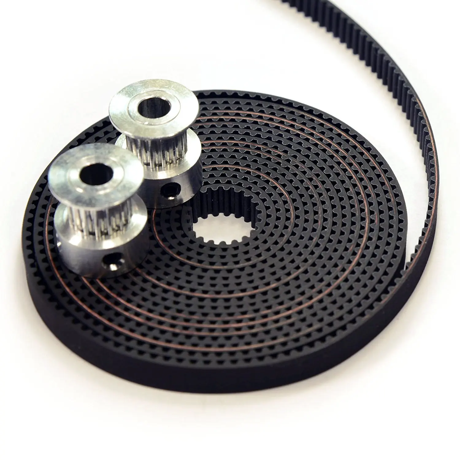 

2 x Aluminum 16T GT2 Pulley and 2M Belt for RepRap 3D printer Prusa I3