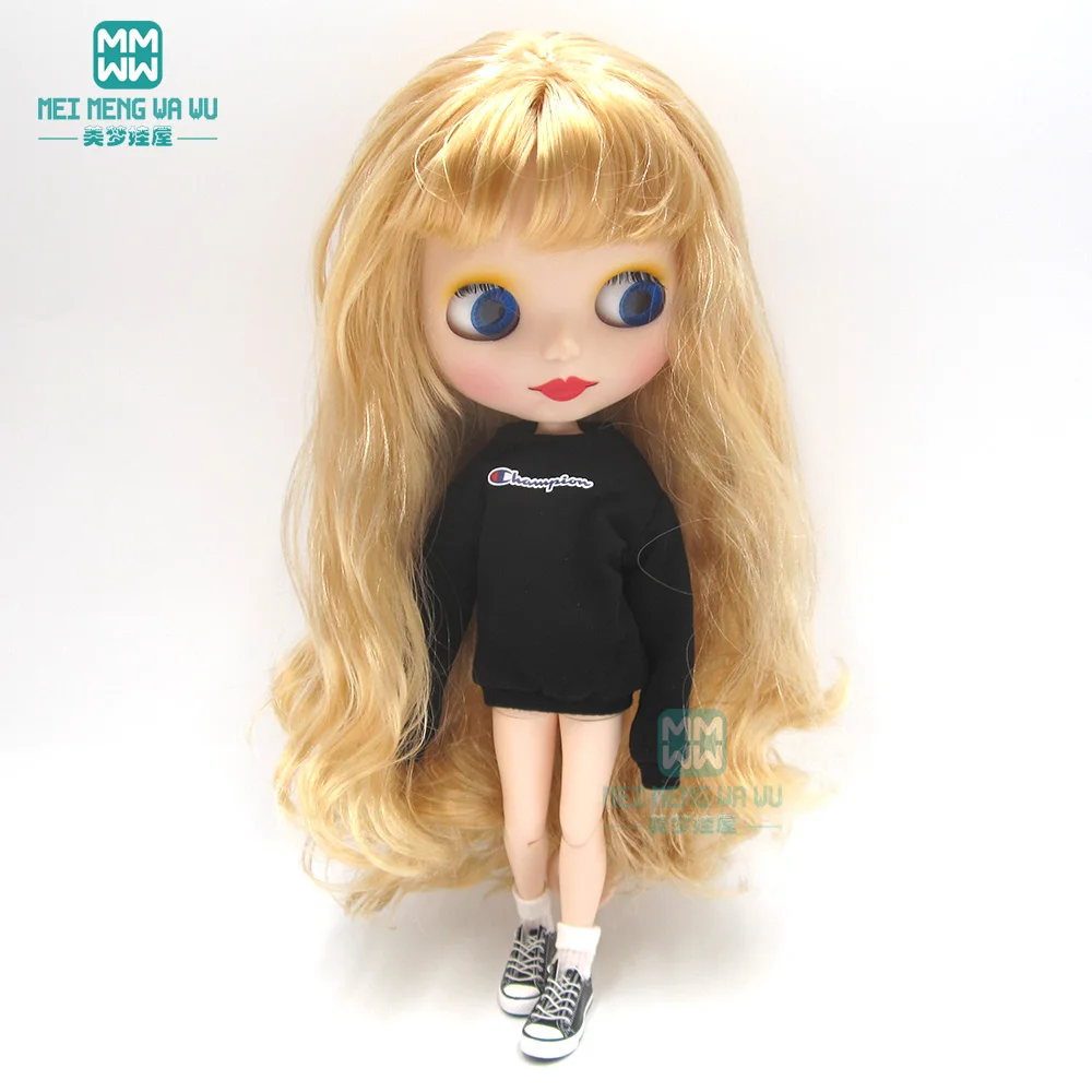 1 шт. Blyth кукольная одежда модный свитер, штаны с дырками для Blyth Azone 1/6 аксессуары для кукол