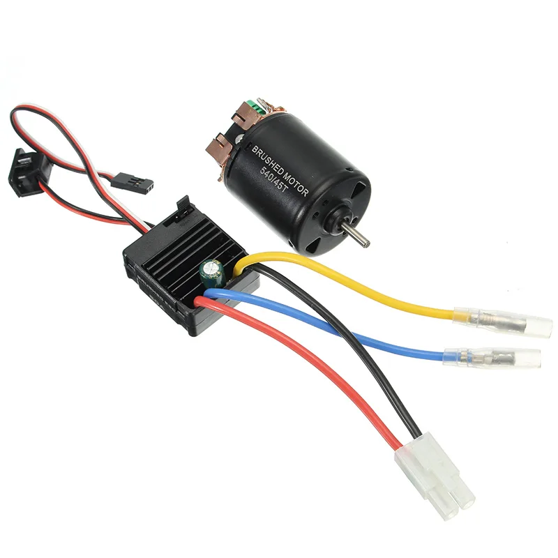 

540 Motor 60A ESC Carbon Brushed Shaft 3.175mm For 1/10 RC Car