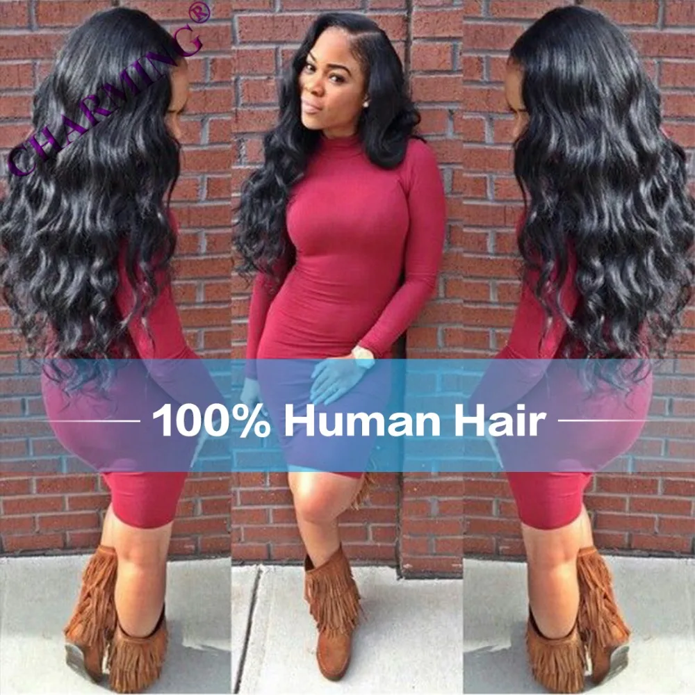 Charming Peruvian 8A 2 Pcs Weft With 1 pc 4*4 Silk Base Closure Body Wave Human Hair Bundles Virgin |