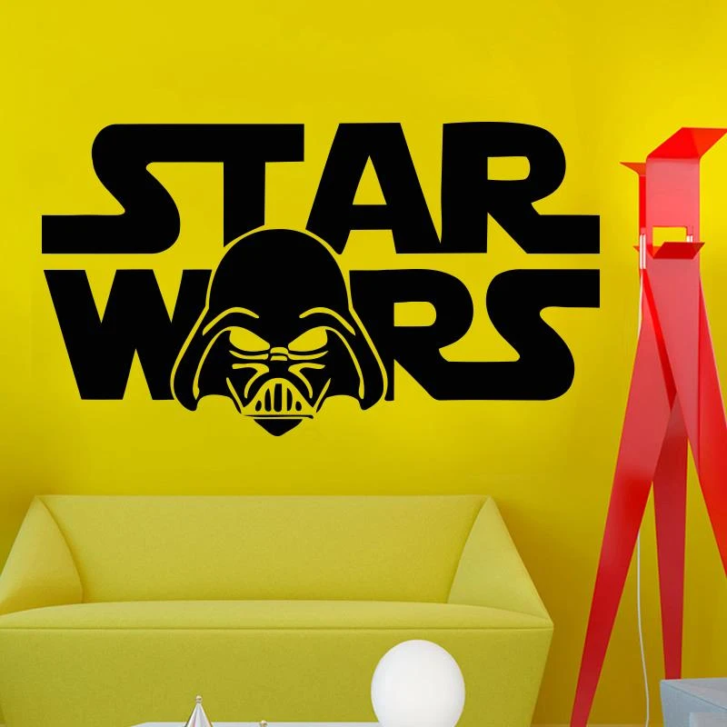 Sticker Star Wars Logo Darth Vader Vinyle Autocollant Stickers Muraux Nursery Chambre De Bebe Decor A La Maison Chambre Art Design Interieur Aliexpress