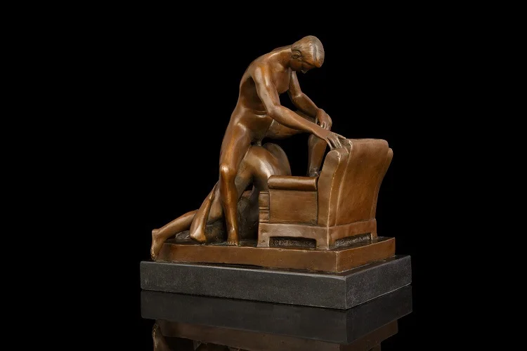 ATLIE BRONZES новые эротические бронзовые статуэтки Make Love Обнаженная женщина мужчина скульптуры сексуальная любовь жажда желание девушка отель Декор