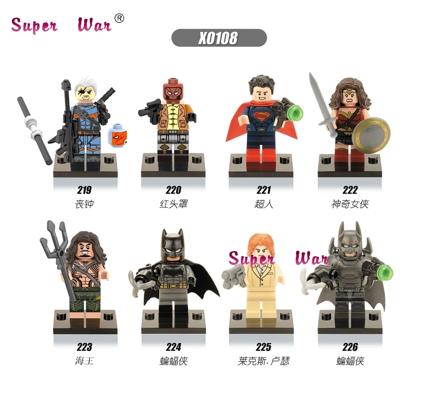 

80pcs starwars superhero Batman vs Superman Justice League DC blocks bricks friends for girl boy house kids children toys