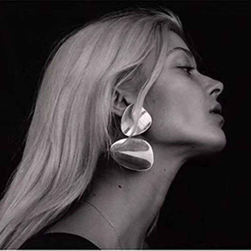 

Amorita boutique Sequins of metallic trend street earrings