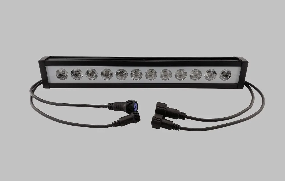 Напольный водонепроницаемый настенный светильник 12x12 w rgbw 4in1 Led dmx512 уличная Водонепроницаемая осветительная лампа