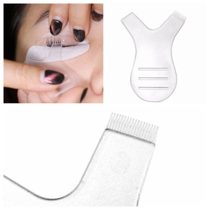 

Y Shape False Eyelash Nipper Transparent Fake Eye Lash Applicator Mini Grafting Perm Eyelash Extension Auxiliary Tools Make Up