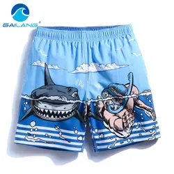 Gailang бренд для мужчин пляжные шорты боксеры мужские шорты для купания Купальники Низ бермуды Sweatpant