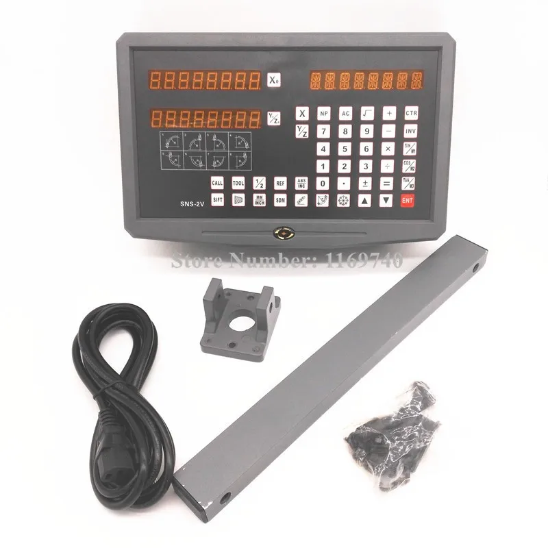 

High Precision complete set 5um miil lathe 2 axis DRO system and 0.005mm digital linear scale AC85V-250V 5micro / 5um / 0.005mm