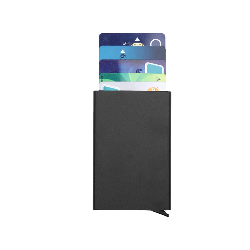 

Automatic Up Credit Card Holder Cover High Quality Business Aluminum Card Wallet Travel Cash Clip Holder Cardholder