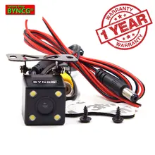 BYNCG WG1 170 Gradi 4 LED Della Lampada Dell’automobile di Visione Notturna di Parcheggio Videocamera vista posteriore Telecamera di Retromarcia di Backup Impermeabile HD CCD Sensore
