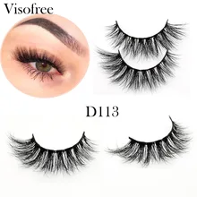 Visofree ресницы 3D норковые ресницы натуральные длинная норка ресницы крест-накрест 3D накладные ресницы ручной работы накладные ресницы искусственная кожа