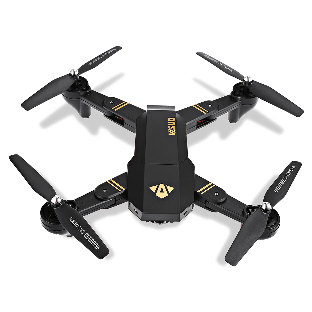 Складной Квадрокоптер XS809HW XS809W с Wi Fi и FPV камерой 0 3 МП/2 МП|Радиоуправляемые