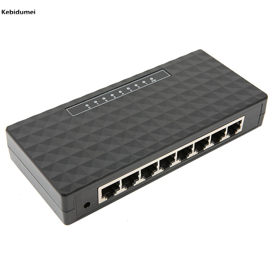 

Hotest Fast Ethernet Smart Switcher with Power Adapter RJ45 8 Ports High Performance Gigabit Network Switch 10/100/1000M