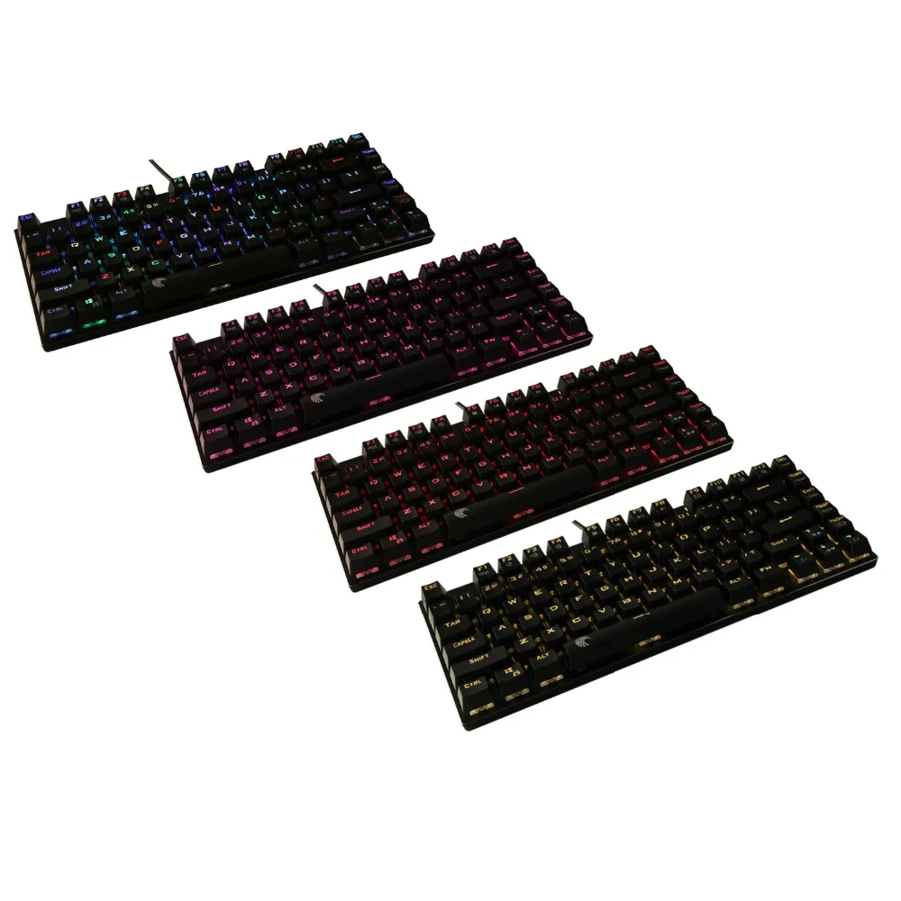 Z88 RGB с подсветкой маленькая механическая клавиатура Outemu переключатели Tenkeyless без