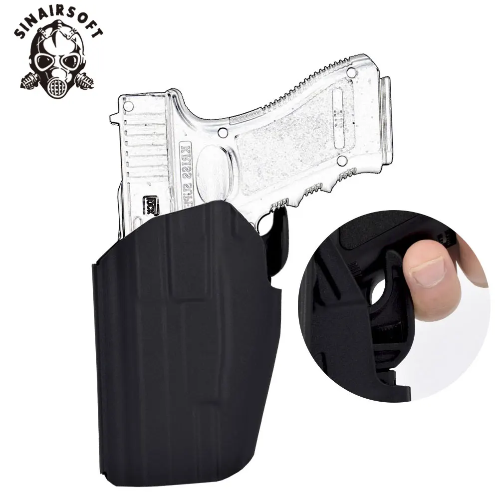 

579 Gls Common Paddle Duty Right Hand Tactical pistol Holster For Hunting Paintball Shooting sports etc.