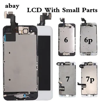 

Full LCD For iPhone 6 6Plus LCD Display Touch Screen Assembly For iPhone 7 7plus LCD Home Button&Camera Complete pantalla