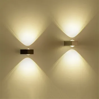 

Thrisdar LED 5W 10W Outdoor Porch Wall Light Modern Waterproof Background Wall Light Aluminum Balcony Villa Aisle Wall Lamp