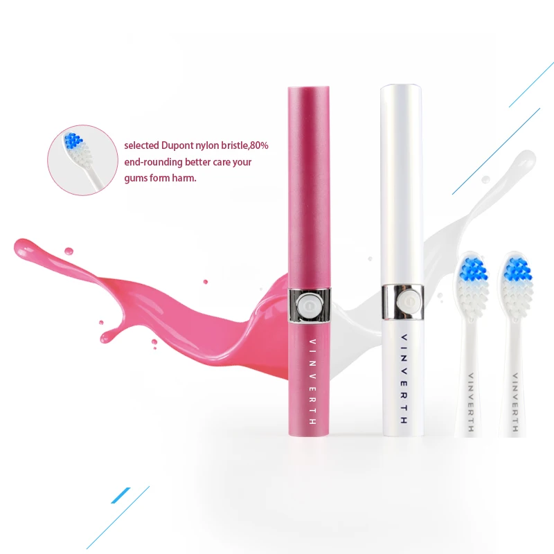 Portable Battery Toothbrush Waterproof Slim Sonic Toothbrush Travel Electric Toothbrushes SG-923 Portable Battery Toothbrush Waterproof Slim Sonic Toothbrush Travel Electric Toothbrushes SG-923