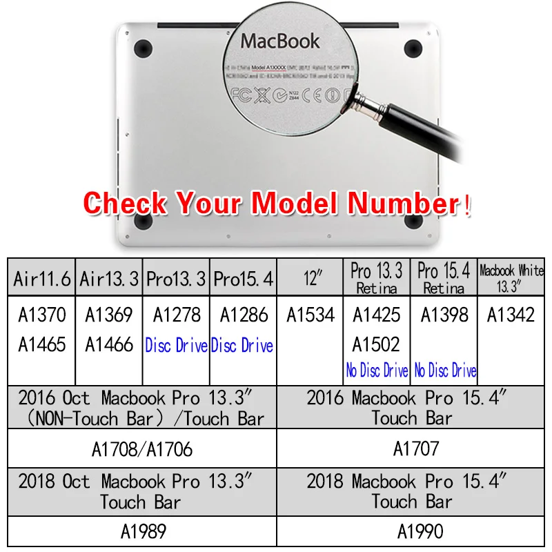 Матовый жесткий защитный чехол для ноутбука KK & LL + клавиатуры Apple MacBook Air Pro Retina 11 12