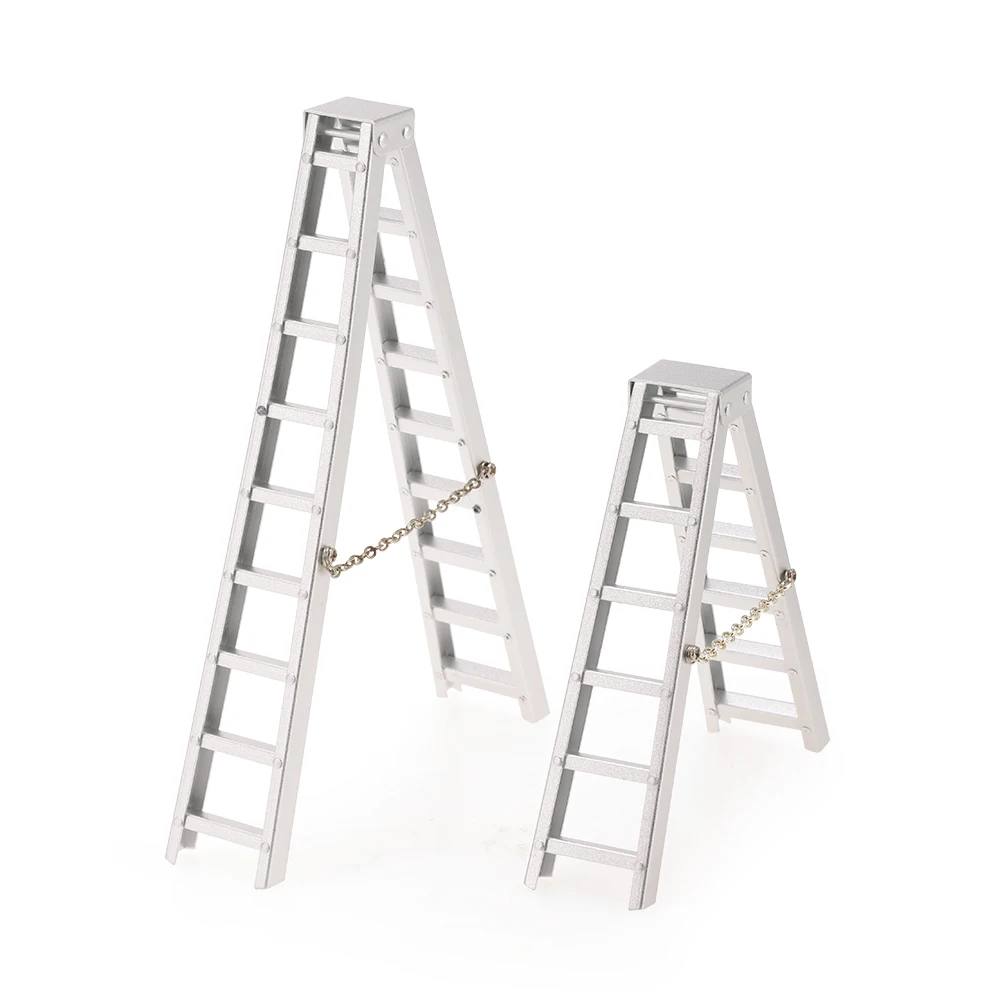 

RC Car Parts 1:10 RC Crawler Metal Aluminum Mini Ladder for SCX10 RC4WD D90 D110 TAMIYA CC01 TRX4 Cars RC Model