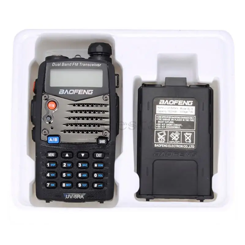 Бренд Baofeng UV-5RA uv5ra рация VHF/UHF 136-174/400-520 Гц двухстороннее радио UV-5R Cb Ham радио приемопередатчик 2 шт