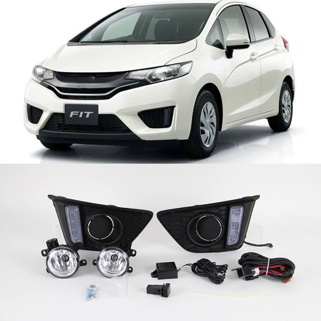 Car Flashing 1set For Honda Jazz Fit 2017 2016 Led Drl Daytime Car Flashing 1set For Honda Jazz Fit 2017 2016 Led Drl Daytime Running Lights Daylight