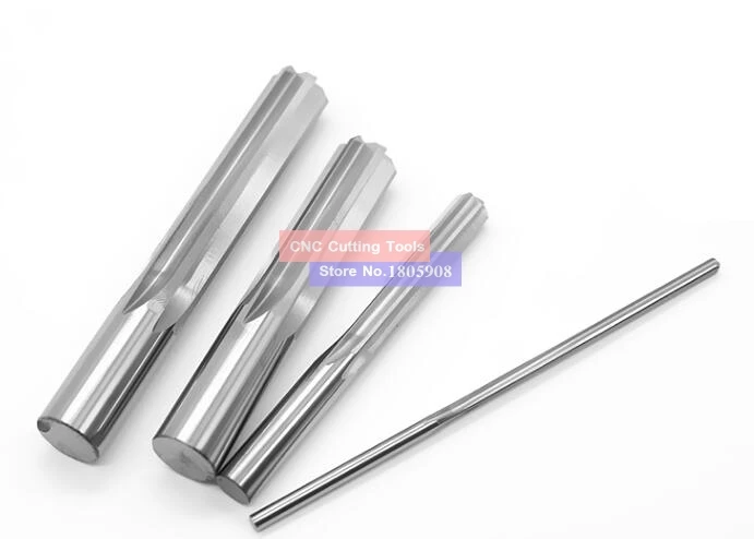 1PCS Solid Carbide Chucking Machine Reamer (2mm/3mm/4mm/5mm/6mm/7mm/8mm/9mm/10mm/11mm/12mm/13mm/14mm/16mm H7 Straight Flute K10 2