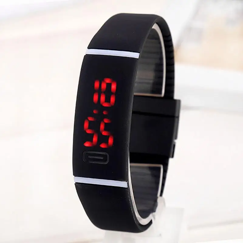

Candy Color Women Men Couples TPU LED Children Watch Date Digital Sport Wrist Bracelet Daily Waterproof Fashion Wristwatches #11