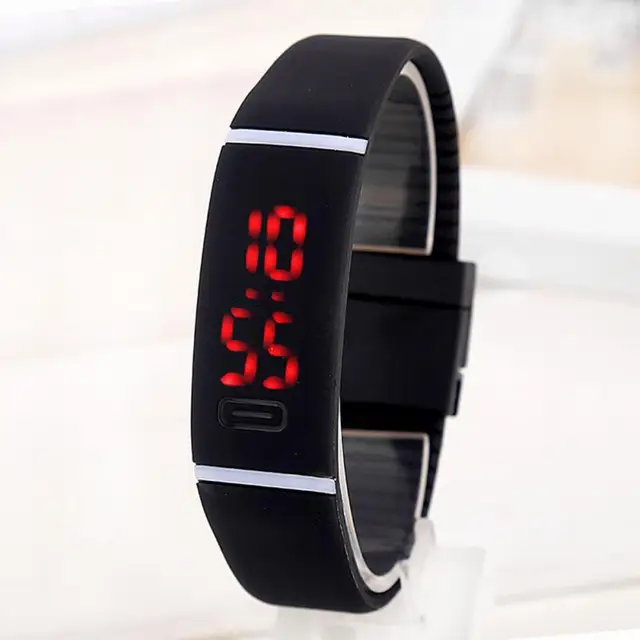 Candy Color Women Men Couples TPU LED Children Watch Date Digital Sport Wrist Br Candy Color Women Men Couples TPU LED Children Watch Date Digital Sport Wrist Br